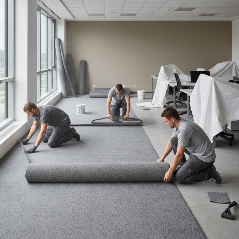 Our team working on Flooring Service projects in Towson, MD