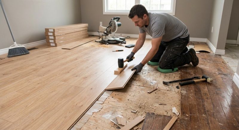 Laminate Floor Installation in Hydes, MD