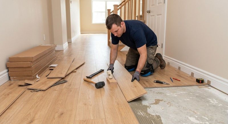 Laminate Floor Replacement in Towson, MD