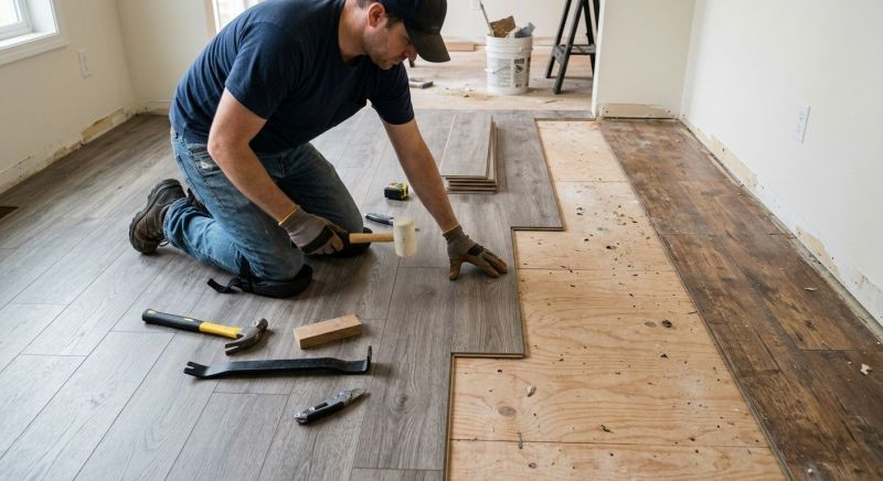 Laminate Flooring Replacement in Towson, MD