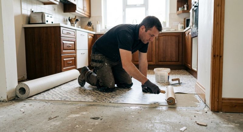 Linoleum Floor Installation in Columbia, MD