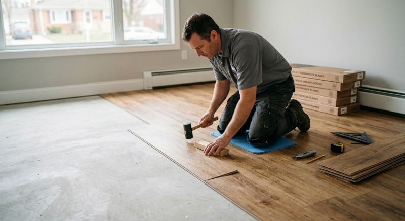 Linoleum Floor Installation in Halethorpe, MD