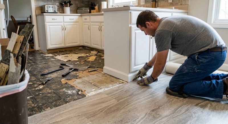 Linoleum Floor Installation in Harford County, MD