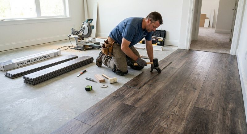 Linoleum Floor Installation in Highland, MD