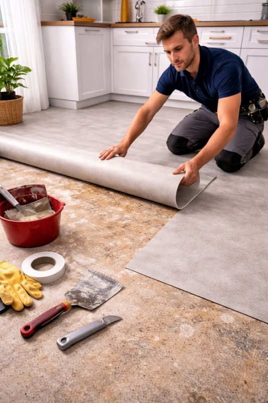 Linoleum Floor Installation in Parkton, MD