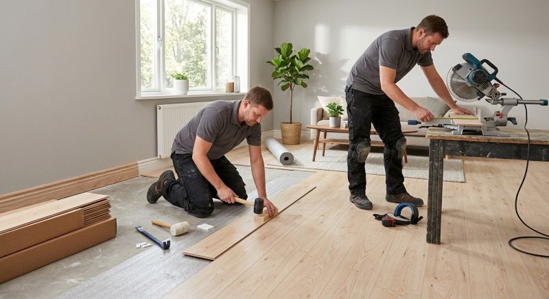 Plank Laminate Installation in Towson, MD