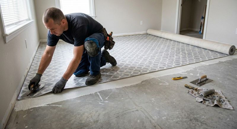 Sheet Flooring Installation in Hampstead, MD