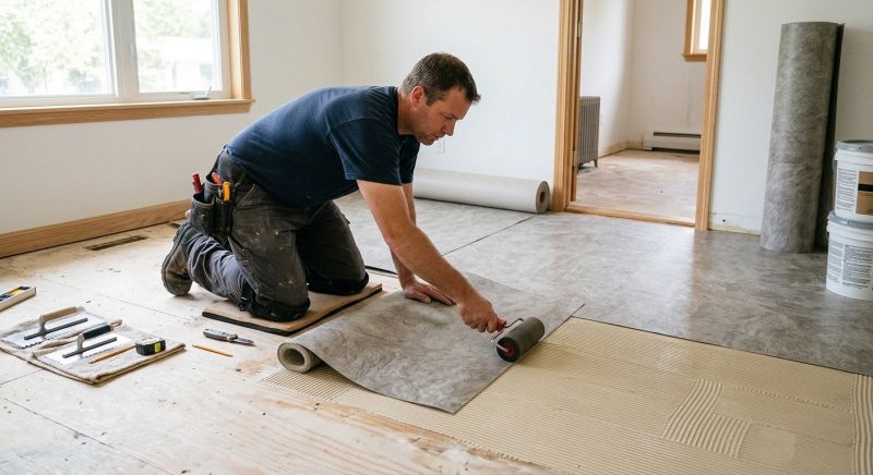 Sheet Flooring Installation in Hydes, MD