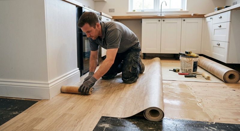 Sheet Linoleum Installation in Edgewood, MD