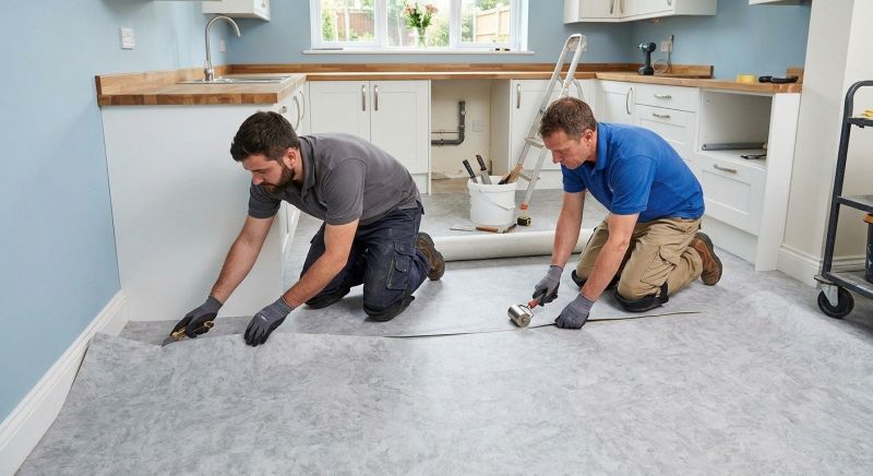 Sheet Linoleum Installation in Towson, MD