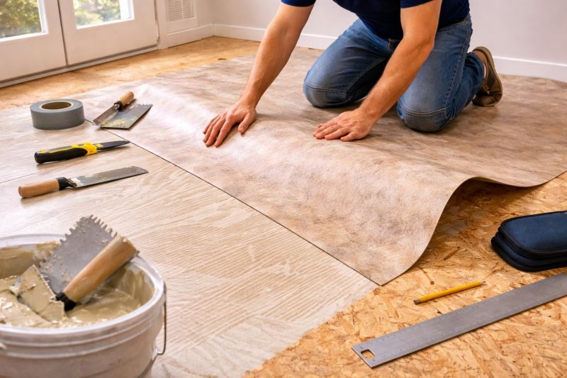 Sheet Vinyl Installation in Abingdon, MD