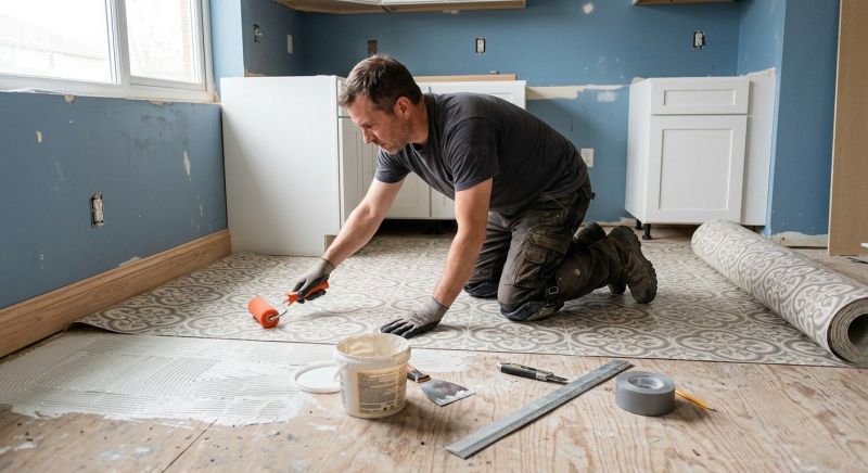 Sheet Vinyl Installation in Anne Arundel County, MD
