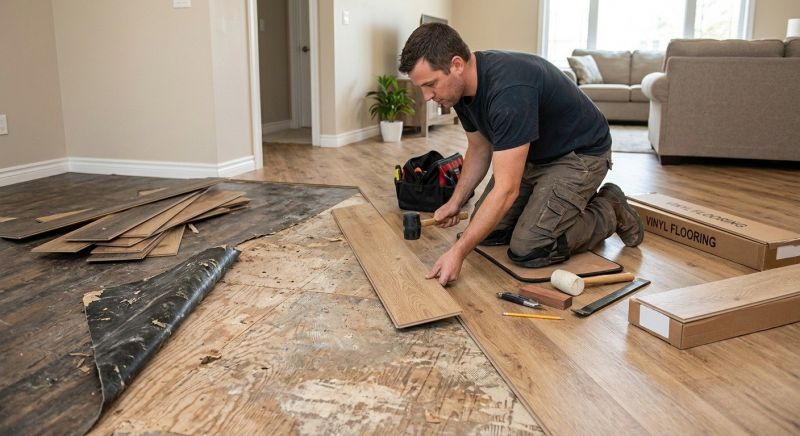 Vinyl Flooring Installation in Clarksville, MD
