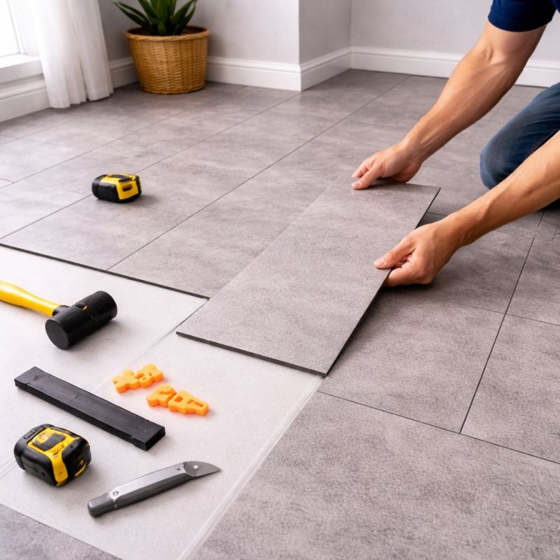Vinyl Tile Replacement in Towson, MD