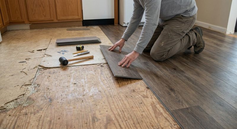 Vinyl Tile Replacement in Towson, MD